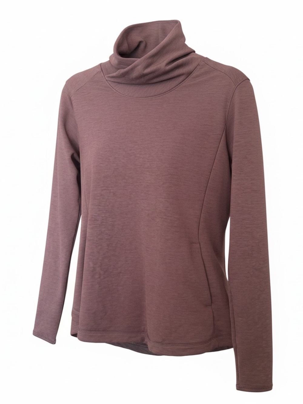 CALIA by Carrie Underwood Mauve Funnel Neck Long Sleeve Athletic Top Large Yoga